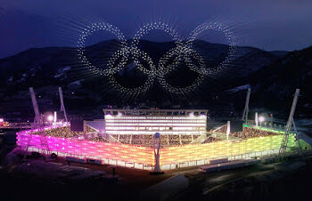 इंटेलच्या ड्रोन्सची किमया : हिवाळी ऑलिंपिक्समध्ये उजळलं आकाश!