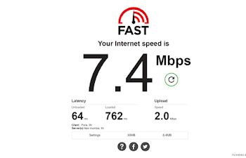 इंटरनेट स्पीड पाहण्याची साईट fast.com वर नव्या सोयी !