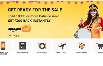 अॅमेझॉन पे खास ऑफर 3000 अॅड करताच मिळत आहेत 300 रुपये!