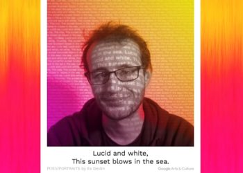 सेल्फीला कवितेनं सजवणारा गूगलचा पोएमपोर्ट्रेट आर्ट प्रोजेक्ट!