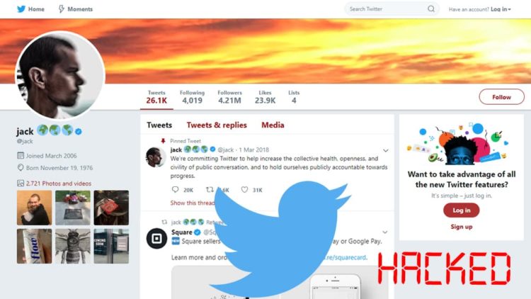 Twitter CEO Jack Hacked