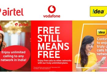 एयरटेल, व्होडाफोन, आयडियातर्फे पुन्हा प्लॅन बदल : सर्व नेटवर्क्सना अमर्याद मोफत कॉल्स!