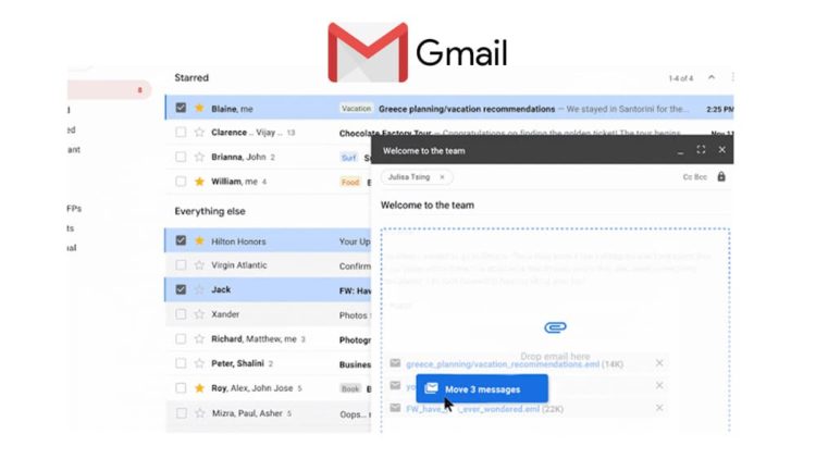 Gmail Email Attachments