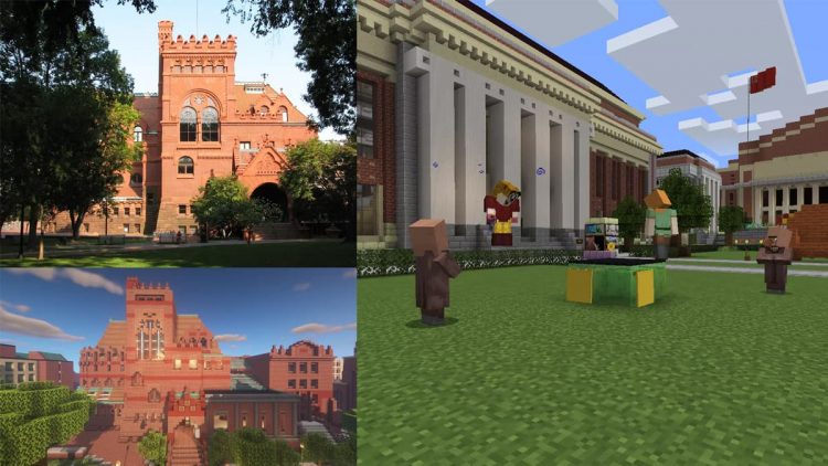 Minecraft Student Recreated School