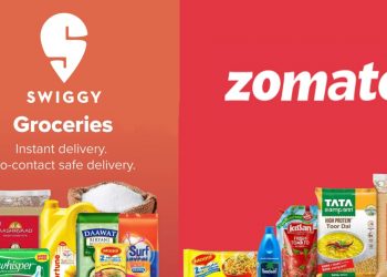 स्विगी, झोमॅटोसारख्या अॅप्सवरून किराणा मालाची डिलिव्हरी सुरू!