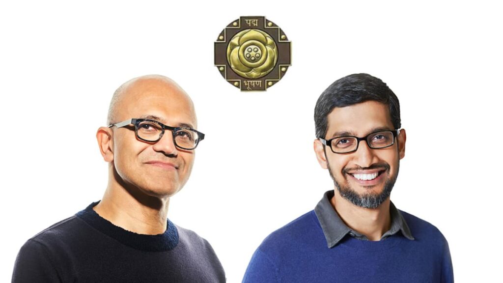 Satya Nadella Sundar Pichai