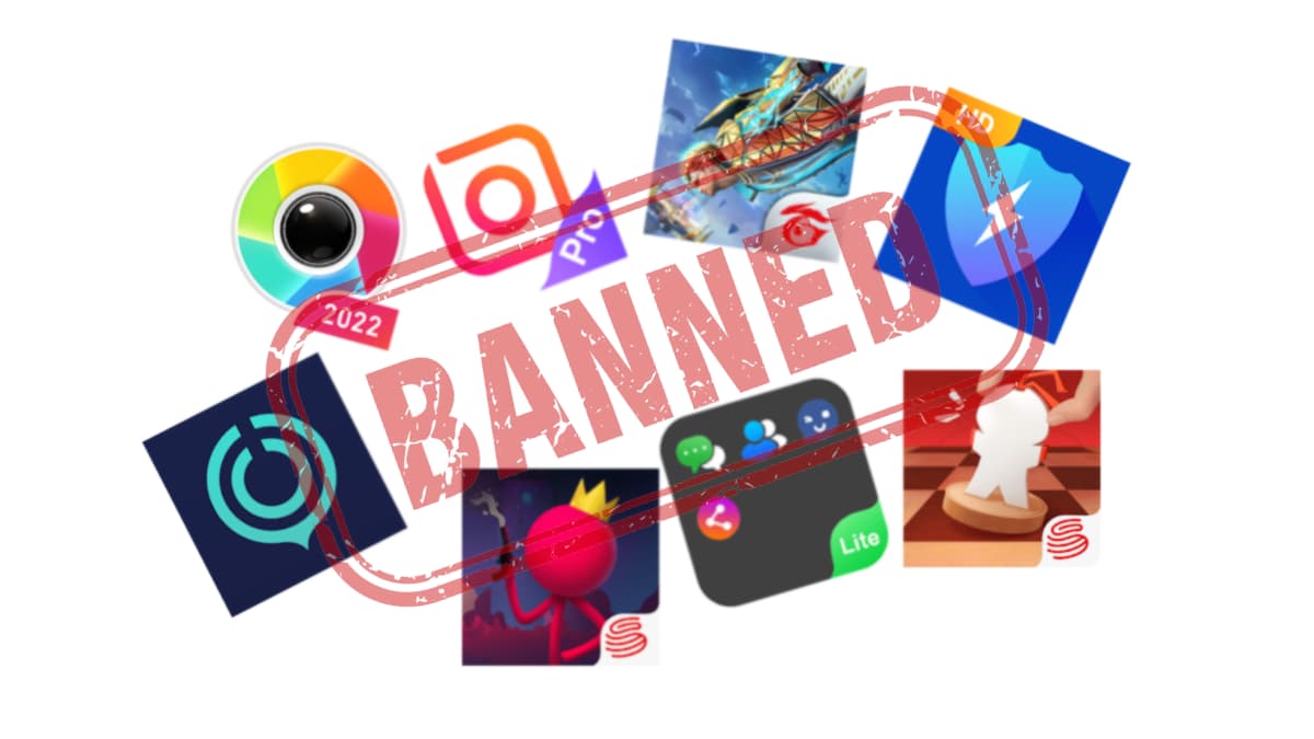 Chinese Apps Banned