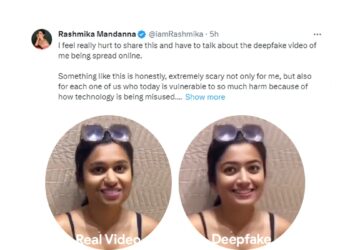 अभिनेत्री रश्मिकाचा Deepfake व्हिडिओ व्हायरल : डीपफेक म्हणजे काय?